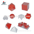 Plastic Geometrical solid 5pcs/set